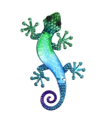 ORIGEN Home Decor - Adorno Pared Lagarto  Adorno Pared | Jardin Azul - 30x0x0 cm