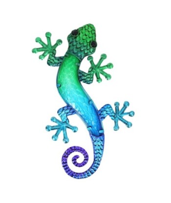 ORIGEN Home Decor - Adorno Pared Lagarto  Adorno Pared | Jardin Azul - 38x2x22 cm
