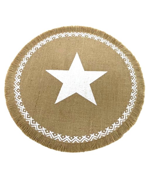 ORIGEN Home Decor - Salvamantel estrella  Cocina | Salvamanteles Marrón - 0x38x38 cm