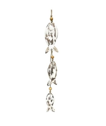 ORIGEN Home Decor - Colgante peces  Decoracion | Colgantes Blanco - 60x2x8 cm