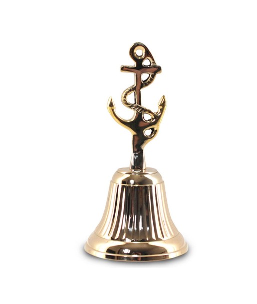 Signes Grimalt By SIGRIS - Campana marinera con acla Dorado de Laton | Figura Marinera Aplique Pared Adornos Náuticos Signes Grimalt By SIGRIS - Campana marinera con acla Dorado de Laton | Figura Marinera Aplique Pared Adornos Náuticos