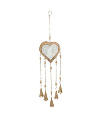 ORIGEN Home Decor - Colgante Corazón  Decoracion | Colgantes Dorado - 65x3x14 cm