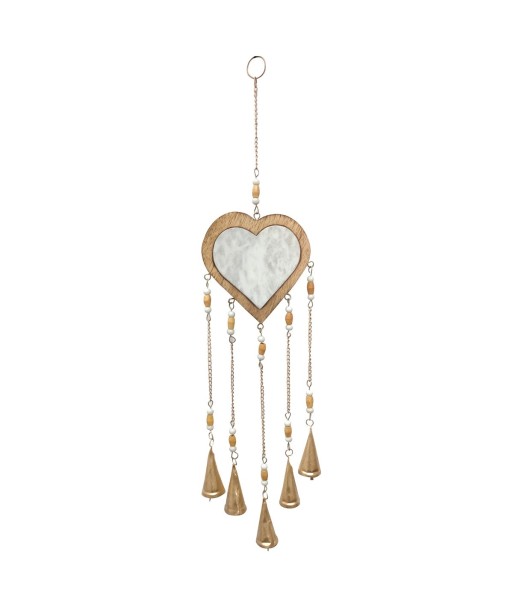 ORIGEN Home Decor - Colgante Corazón  Decoracion | Colgantes Dorado - 65x3x14 cm