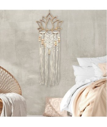 ORIGEN Home Decor - Adorno Flor lotto  Decoracion | Colgantes Blanco - 80x3x30 cm