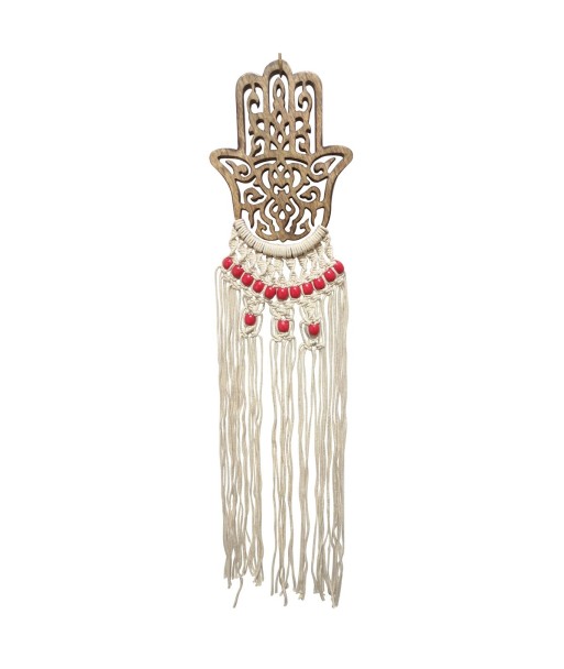 ORIGEN Home Decor - Adorno Mano Fatima  Decoracion | Colgantes Blanco - 80x2x20 cm