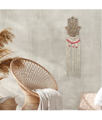 ORIGEN Home Decor - Adorno Mano Fatima  Decoracion | Colgantes Blanco - 80x2x20 cm