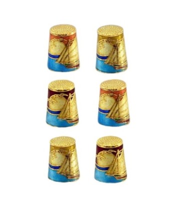 By SIGRIS Dedales Barco Pequeño  Incluye 6 Unidades Regalo Complementos Colección Dorado Signes Grimalt Decor