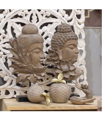 ORIGEN Home Decor - Adorno sobremesa mano  Figuras | Varios gris - 11x6x10 cm