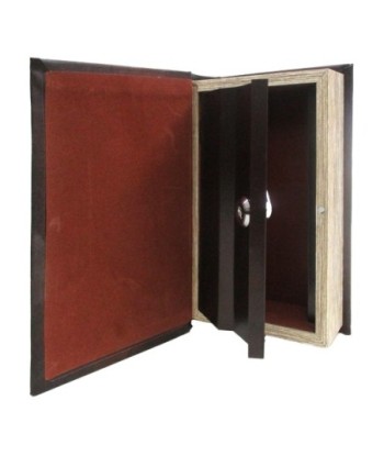 ORIGEN Home Decor - Caja Libro Árbol Vida  Decoracion | Cajas Libro Gris - 21x5x13 cm