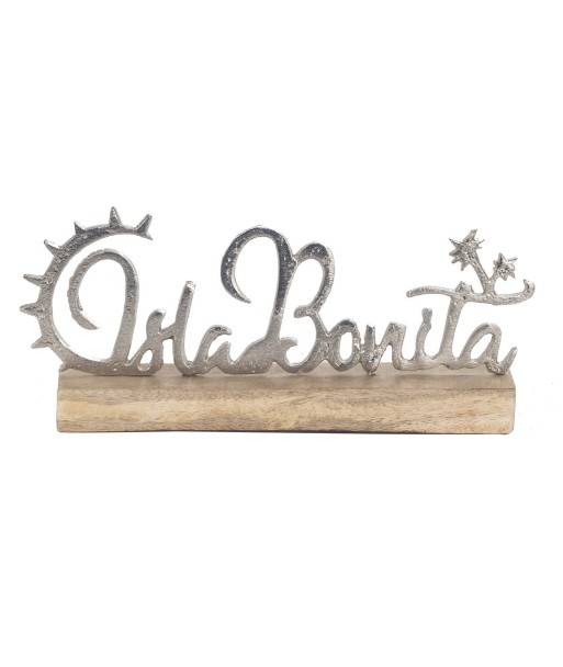 ORIGEN Home Decor - Adorno mesa isla bonita  Figuras | Varios Plateado - 11x6x28 cm
