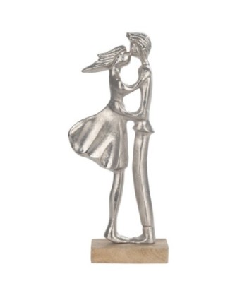 ORIGEN Home Decor - Figura pareja   Figuras | Varios Plateado - 37x6x15 cm