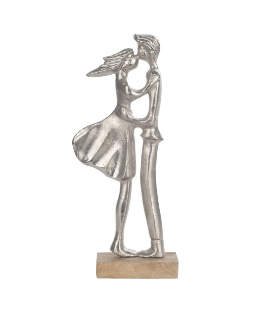 ORIGEN Home Decor - Figura pareja   Figuras | Varios Plateado - 37x6x15 cm