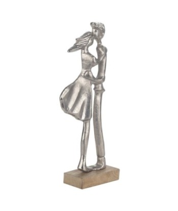 ORIGEN Home Decor - Figura pareja   Figuras | Varios Plateado - 37x6x15 cm