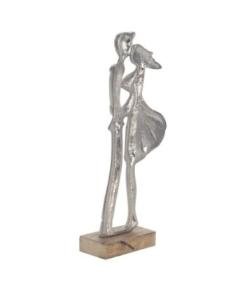 ORIGEN Home Decor - Figura pareja   Figuras | Varios Plateado - 37x6x15 cm