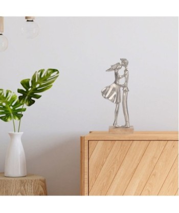 ORIGEN Home Decor - Figura pareja   Figuras | Varios Plateado - 37x6x15 cm