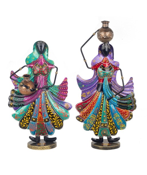 Figura Dama Matka 2 Diferentes Estilos Étnicos, Decoración Africana para Hogar, Regalos Únicos, Artesanía Cultural