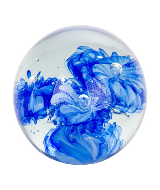 ORIGEN Home Decor - Pisapapel  Regalo | Pisapapeles Azul - 9x10x10 cm