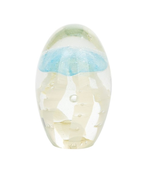 ORIGEN Home Decor - Pisapapel medusa  Regalo | Pisapapeles Azul - 11x7x7 cm