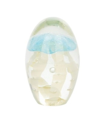 ORIGEN Home Decor - Pisapapel medusa  Regalo | Pisapapeles Azul - 11x7x7 cm