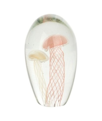 ORIGEN Home Decor - Pisapapel medusa  Regalo | Pisapapeles Naranja - 15x9x9 cm