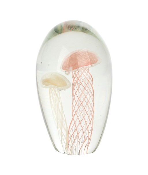 ORIGEN Home Decor - Pisapapel medusa  Regalo | Pisapapeles Naranja - 15x9x9 cm