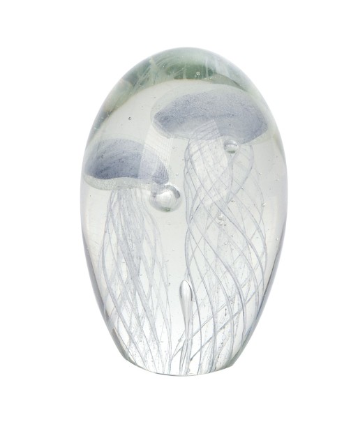 ORIGEN Home Decor - Pisapapel medusa  Regalo | Pisapapeles Azul - 11x7x7 cm