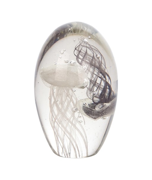 ORIGEN Home Decor - Pisapapel medusa  Regalo | Pisapapeles Transparente - 11x7x7 cm