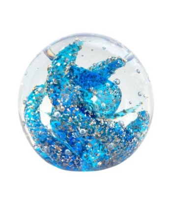 ORIGEN Home Decor - Pisapapel  Regalo | Pisapapeles Azul - 8x8x8 cm