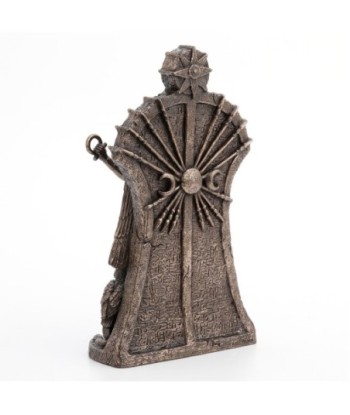 ORIGEN Home Decor - Figura Diosa Ishtar  Figuras | Bronce Plateado - 20x6x12 cm