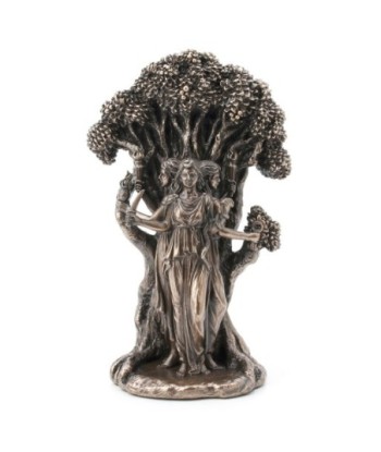 ORIGEN Home Decor - Figura Diosa Griega Hecate  Figuras | Bronce Dorado - 18x8x11 cm
