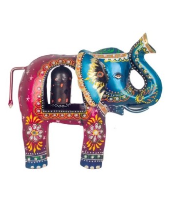 Elefante Campana Decorativa de Hojalata para Regalos y Decoración del Hogar, Adorno Original para Coleccionistas
