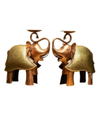 Elefante Portavelas Decorativo para Hogar, Accesorio Único para Iluminar Espacios, Regalo Original y Elegante
