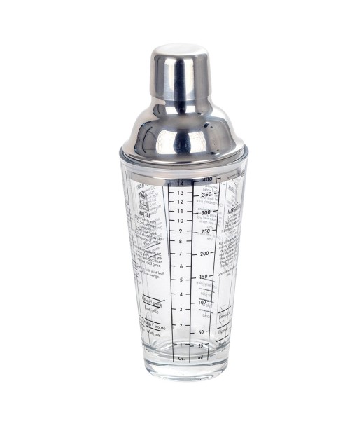 ORIGEN Home Decor - Coctelera  Cocina | Utensilios Plateado - 22x8x8 cm