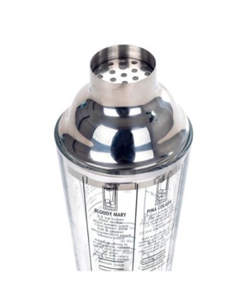ORIGEN Home Decor - Coctelera  Cocina | Utensilios Plateado - 22x8x8 cm