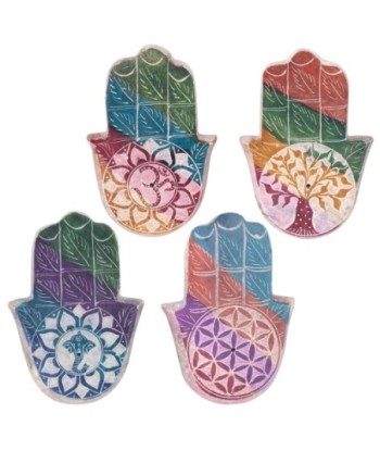 Signes Grimalt  By Sigris - Apoyador Incienso Pack 4 Unidades Regalo | Complementos Natura Multicolor - 0x12x12