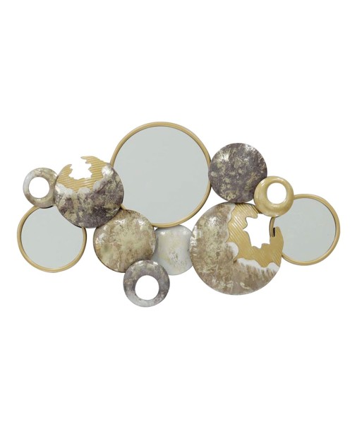 Signes Grimalt  By Sigris - Espejo abstracto  Muebles | Mueble Auxiliar Dorado - 56x6x101 cm