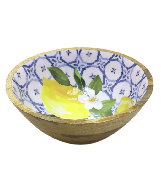 Cuenco de Madera para Limones Mediano, Decoración Natural para Cocina, Diseño Elegante y Funcional, Ideal para