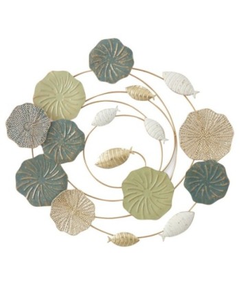 Signes Grimalt  By Sigris - Adorno Pared Peces  Adorno Pared | Apliques Metal Verde - 65x5x70 cm