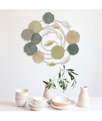 Signes Grimalt  By Sigris - Adorno Pared Peces  Adorno Pared | Apliques Metal Verde - 65x5x70 cm