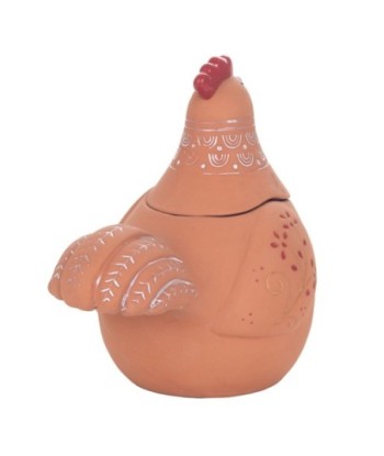 Signes Grimalt  By Sigris - Figura Gallina  Decoracion | Jarrones Y Portavelas Marrón - 20x14x19 cm
