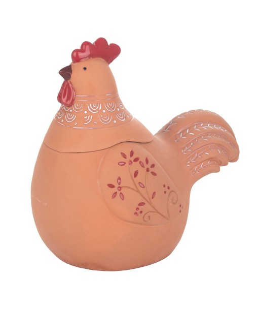 Signes Grimalt  By Sigris - Figura Gallina  Decoracion | Jarrones Y Portavelas Marrón - 25x17x25 cm