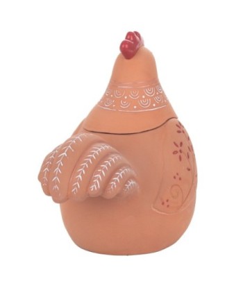 Signes Grimalt  By Sigris - Figura Gallina  Decoracion | Jarrones Y Portavelas Marrón - 25x17x25 cm