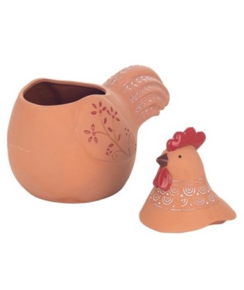 Signes Grimalt  By Sigris - Figura Gallina  Decoracion | Jarrones Y Portavelas Marrón - 25x17x25 cm