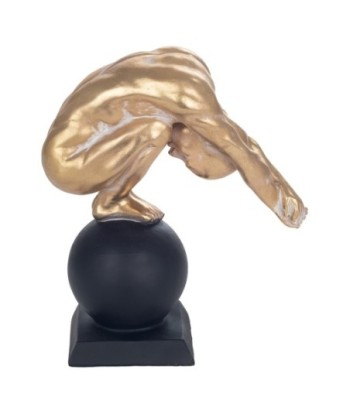 Signes Grimalt  By Sigris - Figura Hombre Desnudo  Figuras | Bronce Dorado - 30x12x26 cm