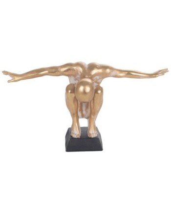 Signes Grimalt  By Sigris - Figura Hombre Desnudo  Figuras | Bronce Dorado - 26x21x47 cm