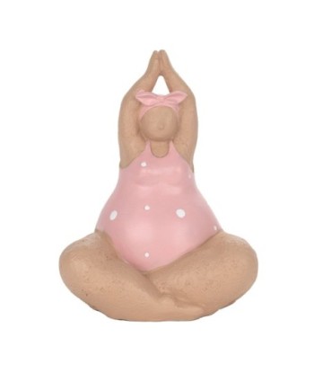 Signes Grimalt  By Sigris - Figura Bañista Meditando  Figuras | Marinero Rosa - 16x10x13 cm
