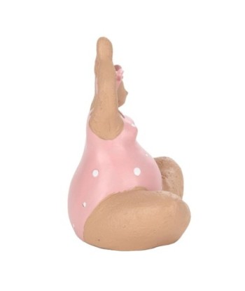 Signes Grimalt  By Sigris - Figura Bañista Meditando  Figuras | Marinero Rosa - 16x10x13 cm