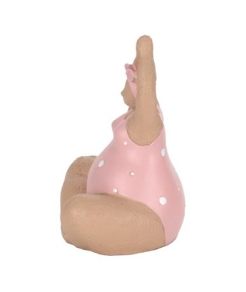 Signes Grimalt  By Sigris - Figura Bañista Meditando  Figuras | Marinero Rosa - 16x10x13 cm