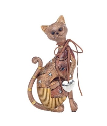 Signes Grimalt  By Sigris - Figura Gato  Figuras | Animales Marrón - 23x5x11 cm
