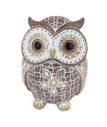Signes Grimalt  By Sigris - Figura Búho  Figuras | Buhos Marrón - 15x13x16 cm